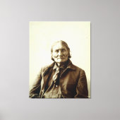 Geronimo (Guiyatle) Apache Indiaas Canvas Afdruk (Voorkant)