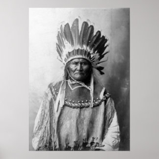 Geronimo in adres 1907 poster