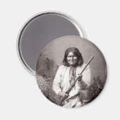 Geronimo  Indiaanse krijger Magneet (Voorkant / Achterkant)