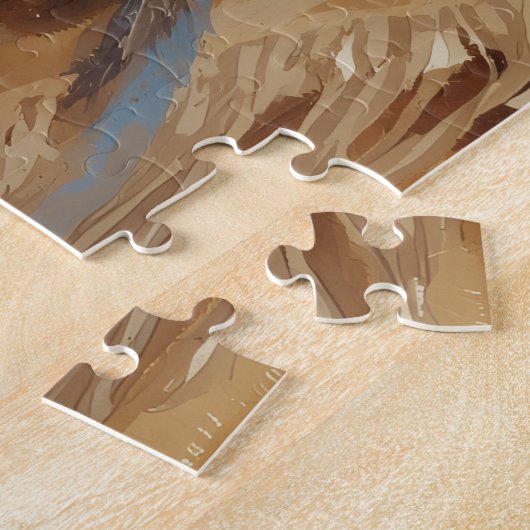 Geronimo Indian Chief Warrior Portrait Legpuzzel (Zijkant)