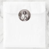 Geronimo  Indiase krijger Ronde Sticker (Tas)
