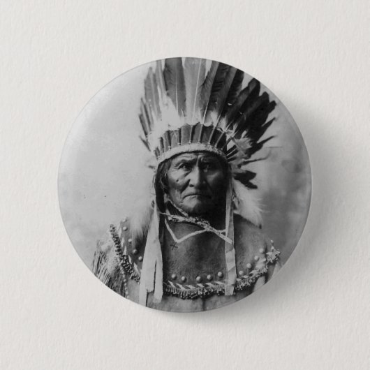 Geronimo Ronde Button 5,7 Cm (Voorkant)