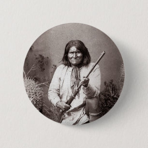 Geronimo - Vintage Ronde Button 5,7 Cm