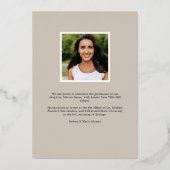 Gerooide bladeren | Aankondiging foto-Afstuderen (Achterkant)