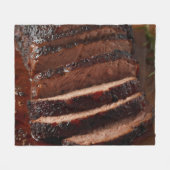 Gerookte Brisket Fleece Deken (Voorkant (Horizontaal))