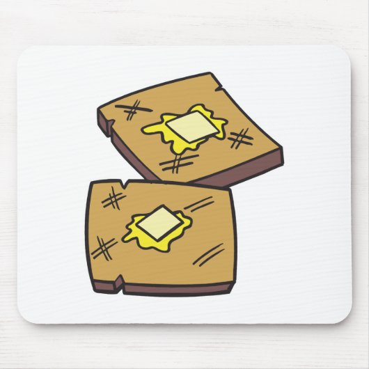 geroosterd brood muismat (Voorkant)