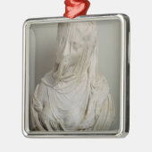 Geroosterd meisje (marmer) metalen ornament (Links)