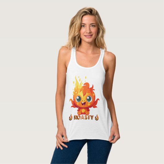 GEROOSTERD TANKTOP (Volledige Voorkant)