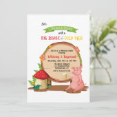 Geroosterde varken kaart (Staand voorkant)