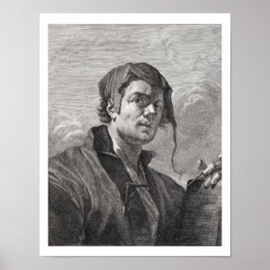 Gerrit van Honthorst (1590-1656), gegraveerd door Poster