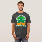 Gerritsen Beach Irish Riviera Funny Shamrock T-shirt (Voorkant volledig)