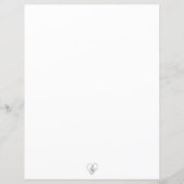 Gerry Giraffe White Lined Paper Sheet (Achterkant)