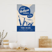 Gerry Mulligan - Chet Baker affiche jazz - En conc (Cuisine)