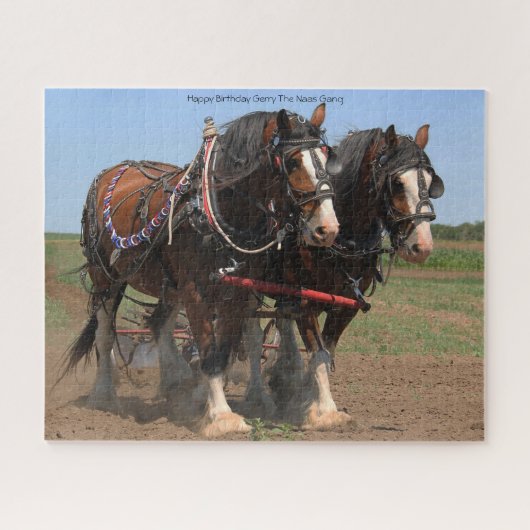 Gerry verjaardag legpuzzel (Horizontaal)