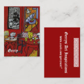 GERRYS MATISSE PORTABLE ART VISITEKAARTJE (Voorkant / Achterkant)