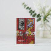 GERRYS MATISSE PORTABLE ART VISITEKAARTJE (Staand voorkant)