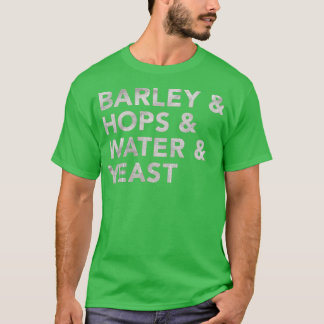 Gerst & hop & water & gist t-shirt