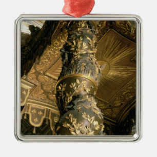 Gerstsuikerkolom van Baldacchino Metalen Ornament