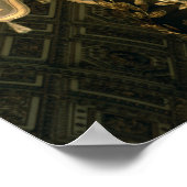 Gerstsuikerkolom van Baldacchino Poster (Hoek)