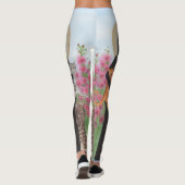 Gertrude Patron St of Cats Aquarelle Leggings (Dos)