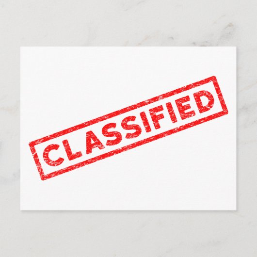 Gerubriceerde rode rubberen stempel briefkaart (Voorkant)