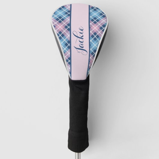 Geruit Golfheadcover (Voorkant)