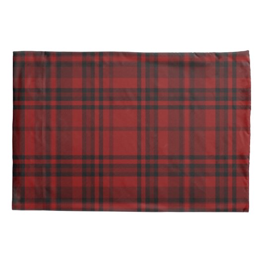 GERUIT LAND PLAID ROOD KUSSENSLOOP (Achterkant)