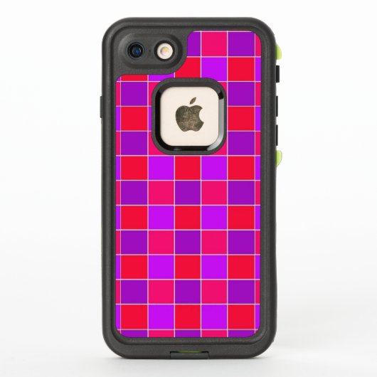 geruit roze en violet (Achterkant)