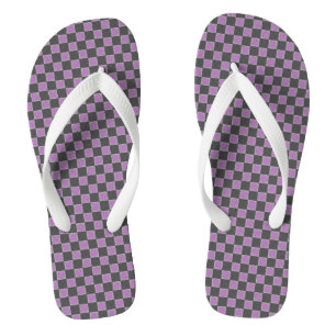 Geruit Teenslippers