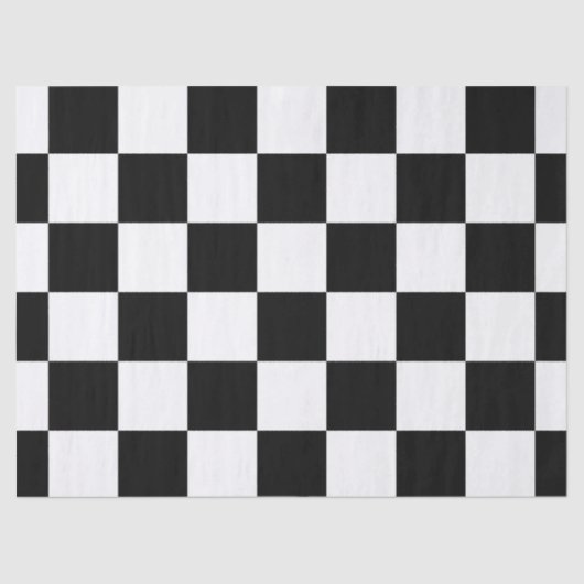 Geruit zwart en wit papier (Voorkant)