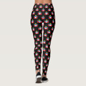 Geruite Antigua en Barbuda vlag patroon Leggings (Achterkant)
