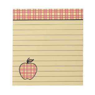 Geruite Apple Notitieblok