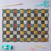 Geruite Confetti Tissuepapier (Craft)