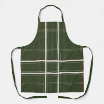 Geruite Cozy Cabin Forest Groen Traditionele BBQ-k