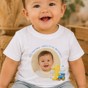 Geruite Eén Maak Je Eigen Verjaardags Baby T-shirt