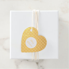 geruite goudfolie bedankjes labels