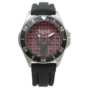 Geruite herten heren jagen horloge