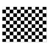 Geruite houten kunststempel 	rubberstempel (Afrduk)