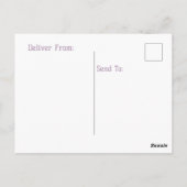 Geruite Kabouterpasen Briefkaart (Achterkant)