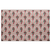 geruite kerst krampus stof (Fat Quarter)