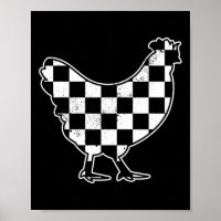 Geruite Kippenboer Kippen Race Auto Jongens Chi