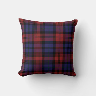 Geruite MacLachlan-clan rood paarse tartan Kussen