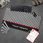 Geruite Monogram Bureaumat