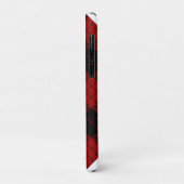 Geruite Monogram Kerst Rode Buffel Plaid Case-Mate iPhone Case (Achterkant/links)