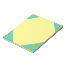 Geruite pastelblauw en groen framepatroon