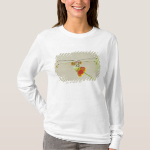 Geruite Setwing (Dythemis fugax) op Mexicaans T-shirt
