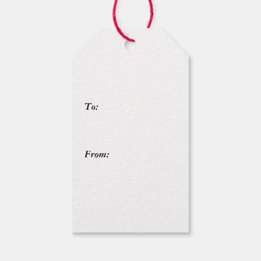 Geruite Tree Gift Labels Cadeaulabel (Achterkant)