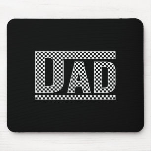 Geruite Vader Zwart Wit Grappige Vader Vaderdag M Muismat