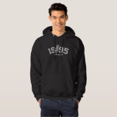 Geruite Verlichting Bolt Custom Geboortejaar Verja Hoodie (Voorkant volledig)