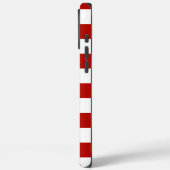 Geruite vierkanten rood wit geometrische retro Case-Mate iPhone case (Achterkant / Links)